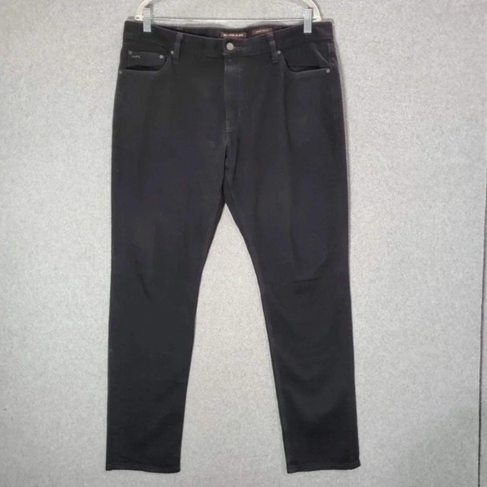 Michael Kors Men Jeans  36x32 Black Parker Slim Fit American Mill Denim‎